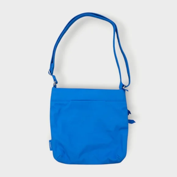 Vera Bradley Cotton Triple Zip Hipster Crossbody Purse Morning Blue Aster - Picture 6 of 11